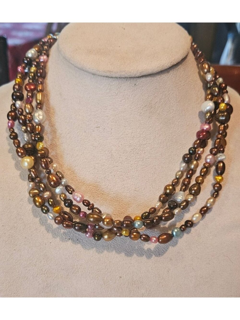 3-8mm Multi-Color Cultured Freshwater Pearl 70" Endless Strand Necklace By JTV